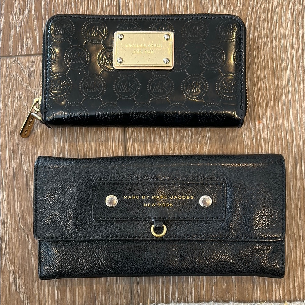 Marc Jacobs Black Leather Wallet